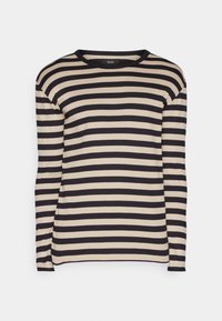 MIDI RIB TOBIAS TEE  - Tops ar garām piedurknēm - seneca rock/black