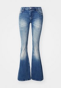 FLAME LOW FLARED - Bootcut jeans - gasoline blue