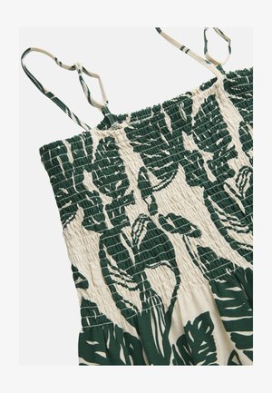 Cellbes of Sweden, Jerseykjole - beige green patterned