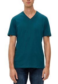 s.Oliver Basic T-shirt - petrol
