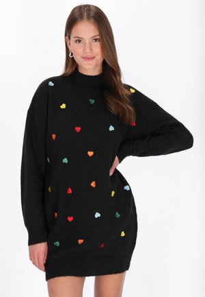 Gebreide jurk - black