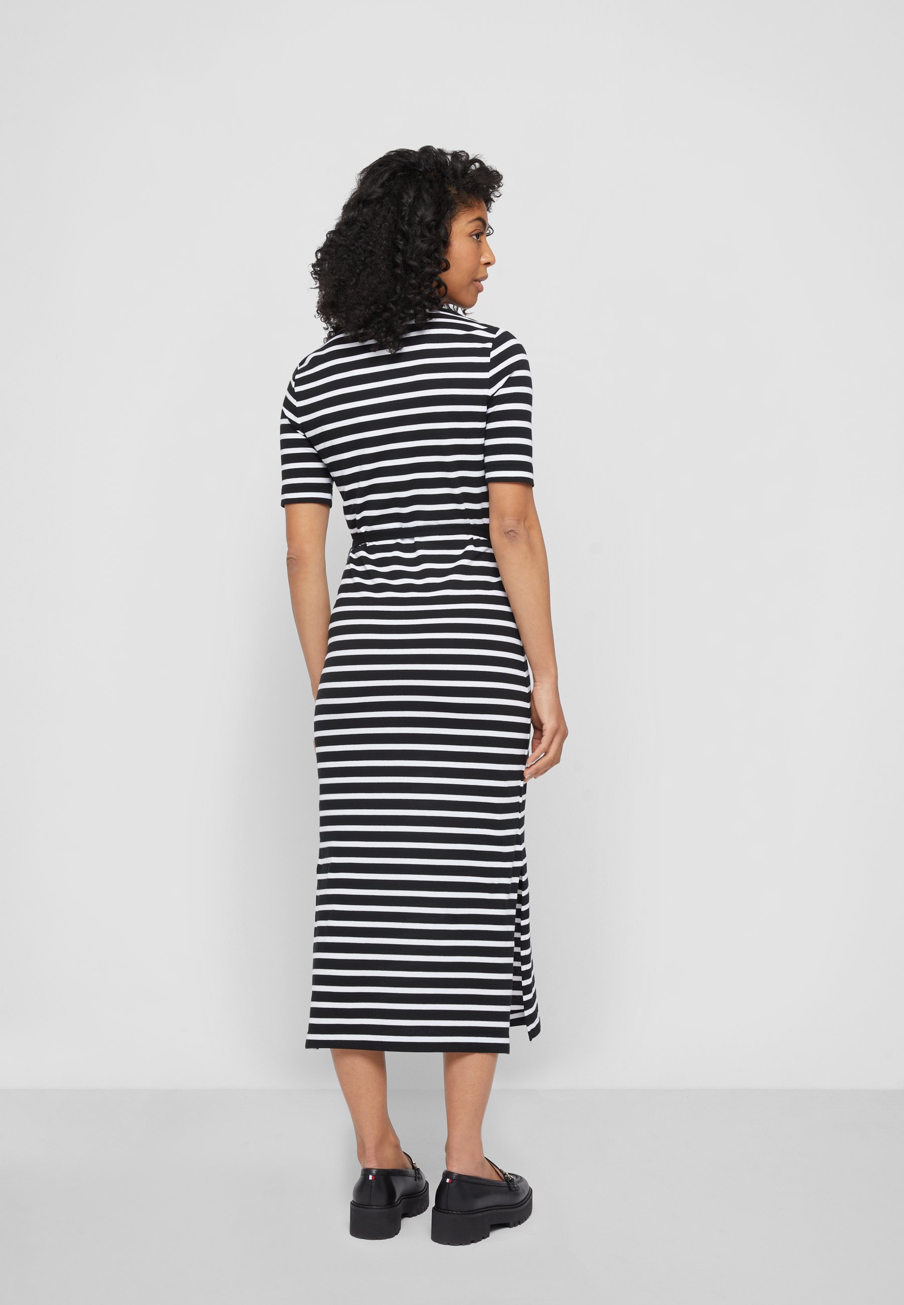 tommy hilfiger breton regular midi dress
