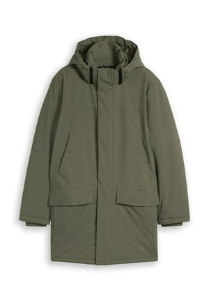 TOM TAILOR DENIM, TOM TAILOR DENIM JACKEN RELAXED FIT PARKA MIT ABNEHMBARER KAPUZE - Parka - urban olive green