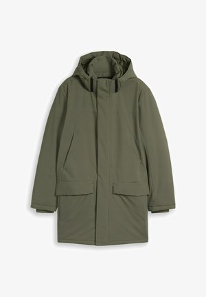 TOM TAILOR DENIM, TOM TAILOR DENIM JACKEN RELAXED FIT PARKA MIT ABNEHMBARER KAPUZE - Parka - urban olive green