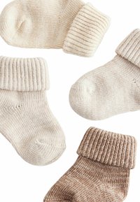 Next CHUNKY ROLL 4 PACK - REGULAR FIT - Sokid - neutral