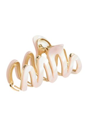 Next, WAVE CLAW CLIP . - Hair styling accessory - pink