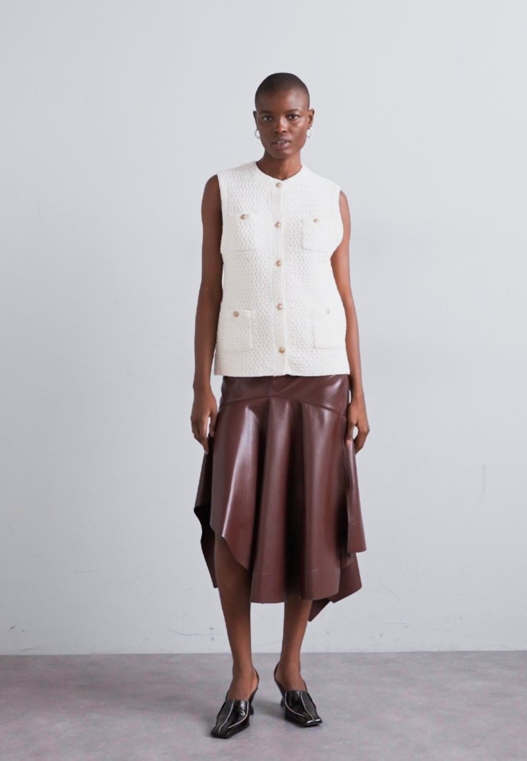 Vanessa Bruno ELISABETH - Veste sans manches - ecru