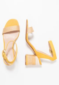 ALDO Páskové sandály  - mustard yellow
