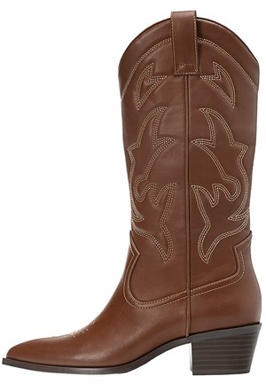 Bottes de cowboy / motard - brown