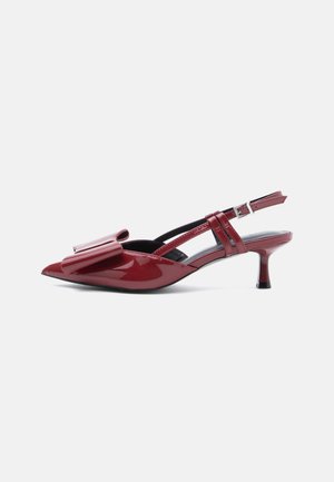 LEATHER - Pantofi clasici cu toc - dark red