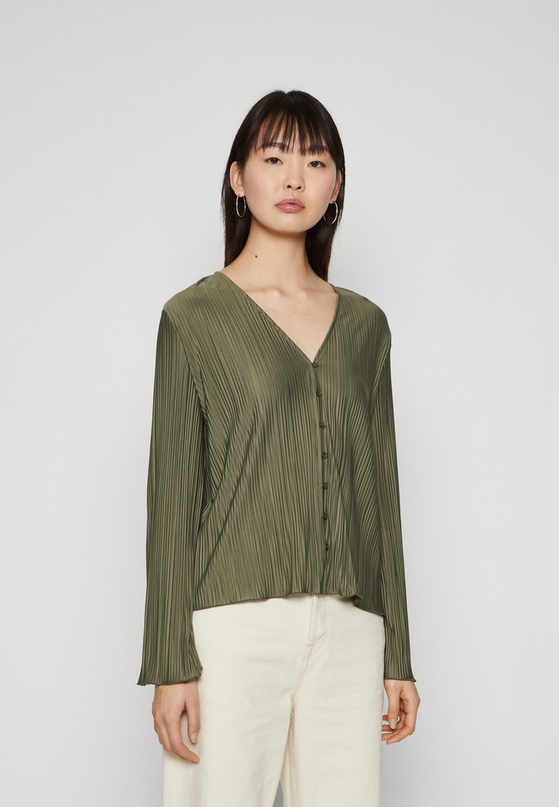 Samsøe Samsøe UMA BLOUSE - Pogājama blūze - dusty olive