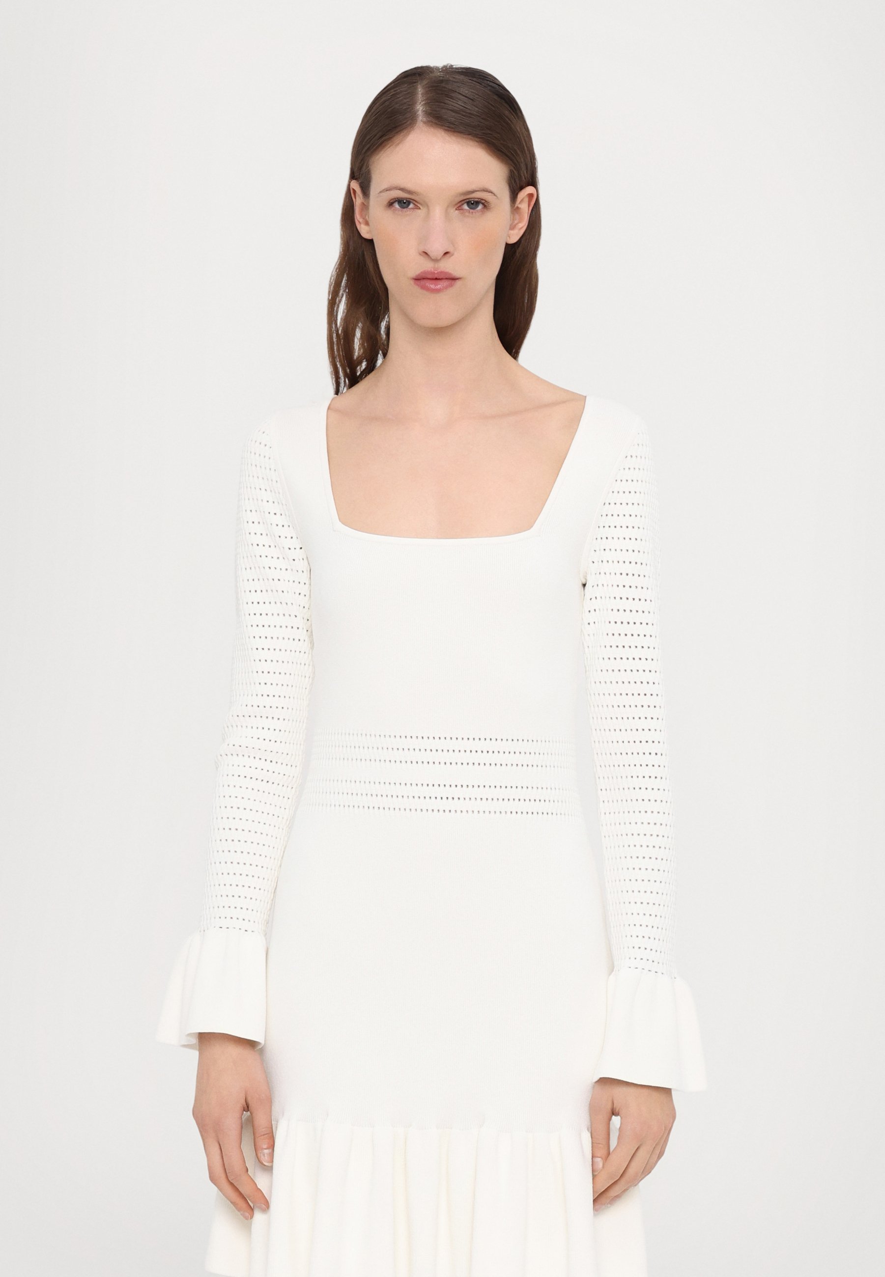 Herv Lger THE COLETTE DRESS - Jumper dress - alabaster/white - Zalando.ie