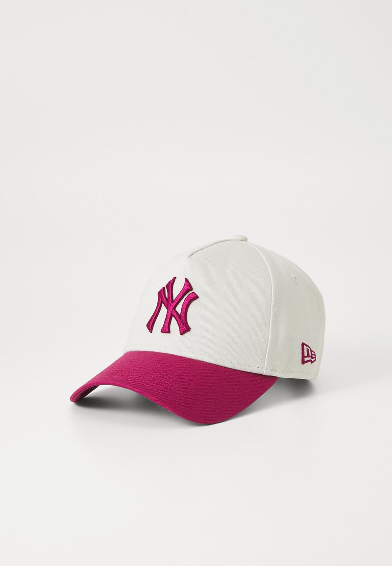 New Era - PATCH EFRAME UNISEX - Șapcă - off-white/dark red, Extindeți