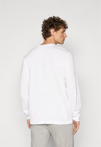 Champion ICONS CONTRAST CREWNECK LONG SLEEVE  - Langærmet T-shirt - white