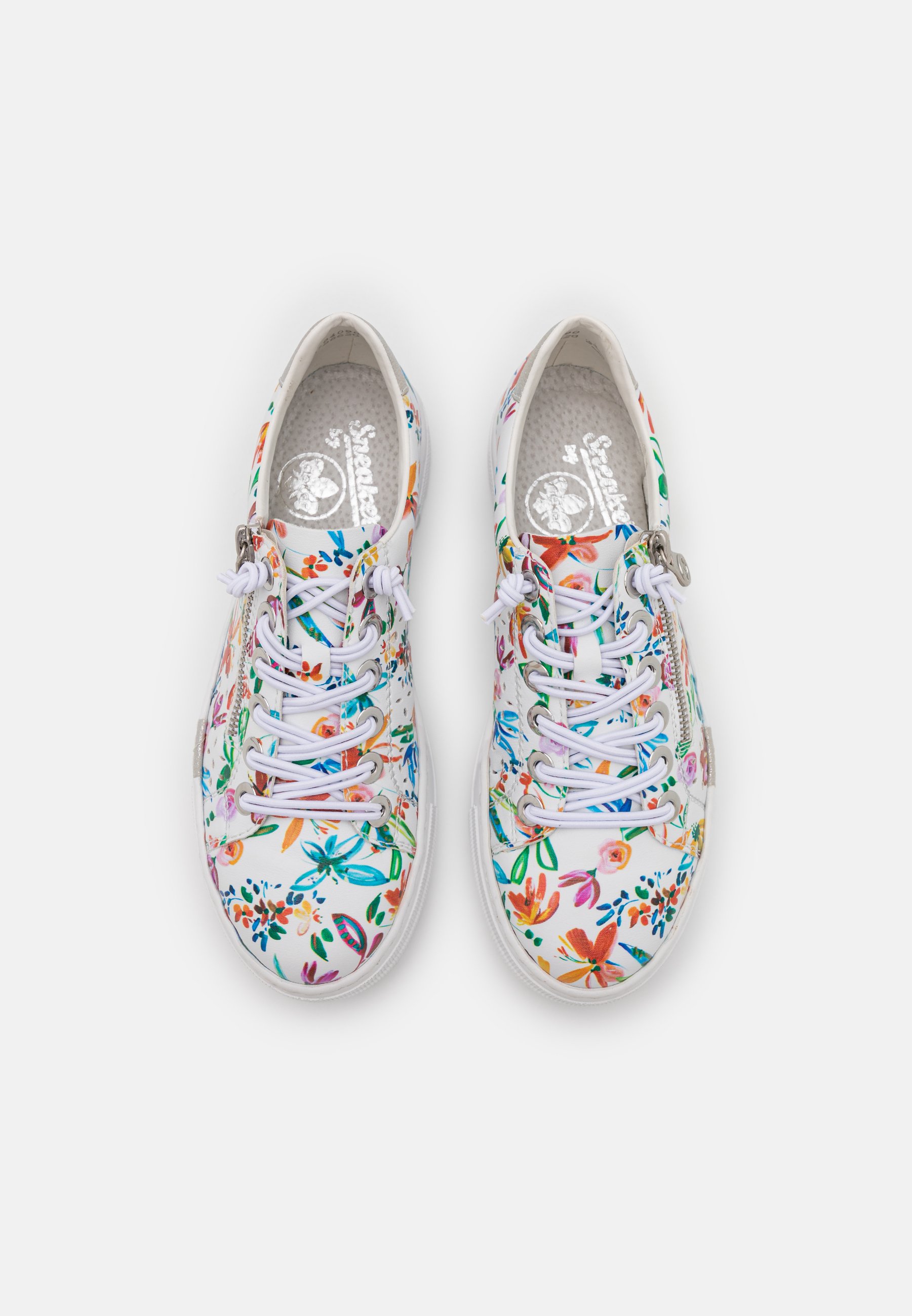 rieker silver trainers