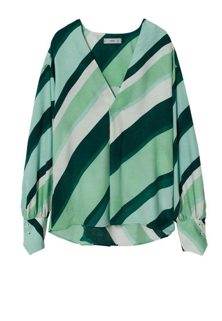 Mango BIO - Blusa - pastelgroen/verde claro - Zalando.es