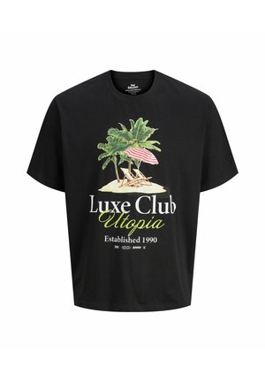 Jack & Jones, T-SHIRT PLUS SIZE T-SHIRT - T-shirt con stampa - black