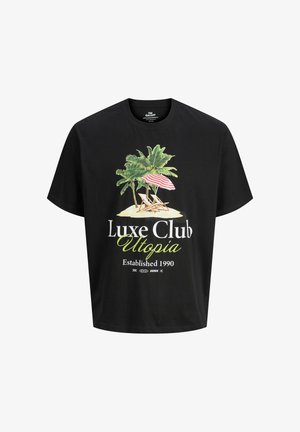 Jack & Jones, Plus Size - T-shirt imprimé - black