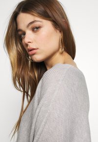 JDY JDYNEW BEHAVE BATSLEEVE - Jumper - light grey