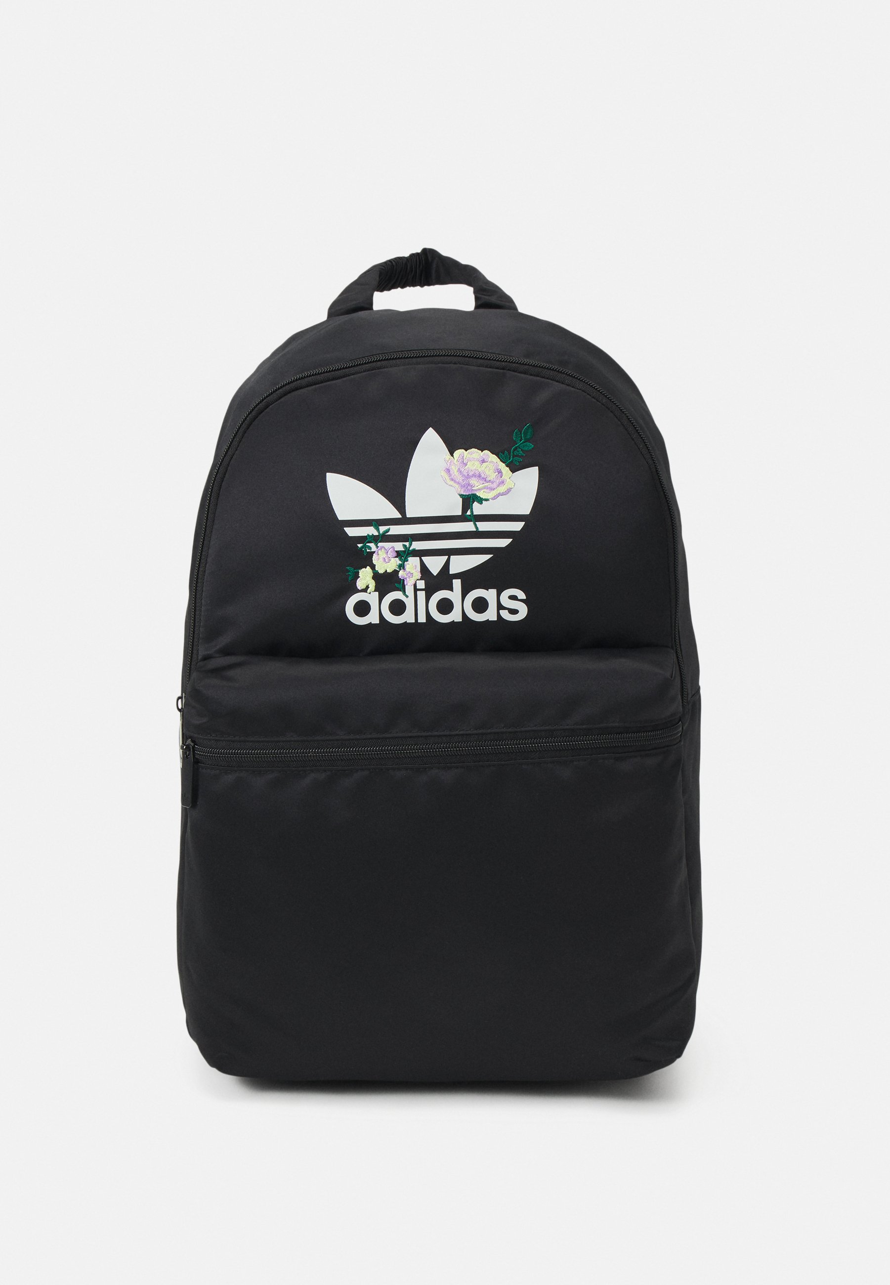 adidas black flower backpack Everyday Essential "Black-Flower" Adidas Floral Backpack Adidas Black/grey