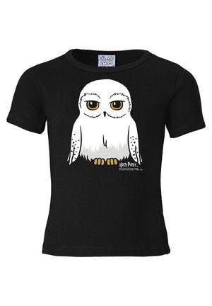 HEDWIG-PRINT - Print T-shirt - schwarz