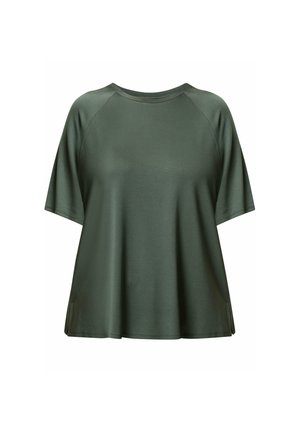 Yours Clothing, PLUS SIZE VESTS & CAMIS - T-shirts basic - khaki