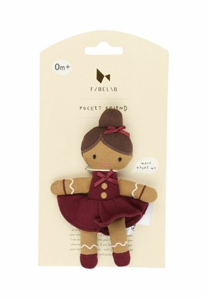 POCKET FRIEND GINGERBREAD - Plyšák - cabernet