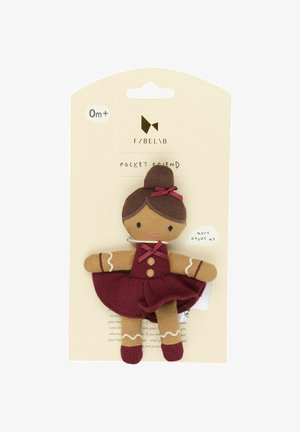 POCKET FRIEND GINGERBREAD - Jucărie de pluș - cabernet