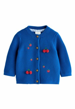 Next, REGULAR FIT - CARDIGAN  . - Cardigan - blue embroidered cherry