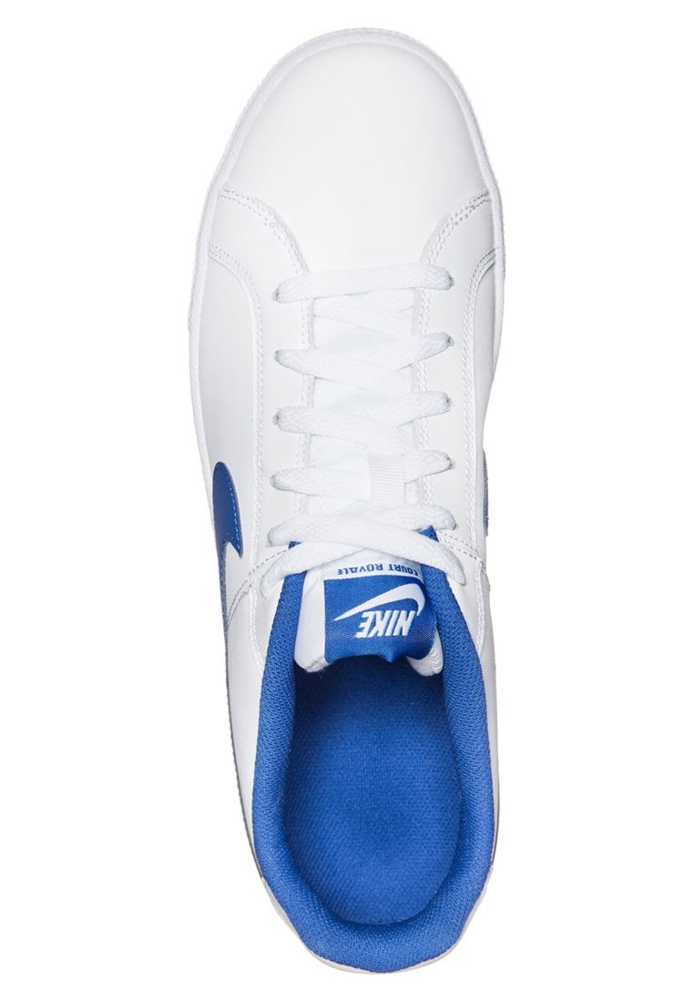 Nike Sportswear COURT ROYALE - Chaussures de skate - white/game royal/blanc  - ZALANDO.FR