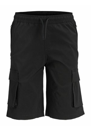 CARGO SHORTS RELAXED FIT CARGO SHORTS JUNIOR - Cargobukse - black