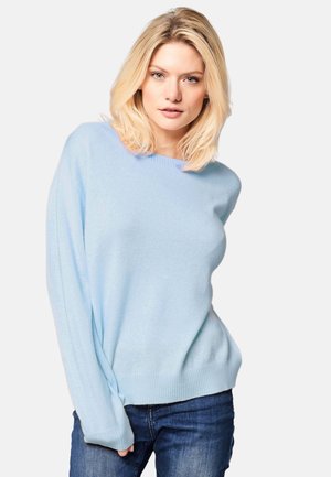 SABRINA BOAT NECK - Pullover - sky blue