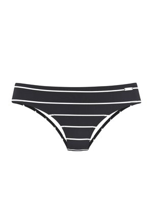 Bikini bottoms - schwarz gestreift