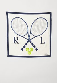 WIMBLEDON LOGO SILK SQUARE SCARF - Tuch - cream