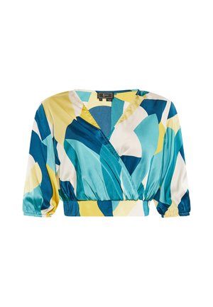 faina, Camicetta - blau mehrfarbig