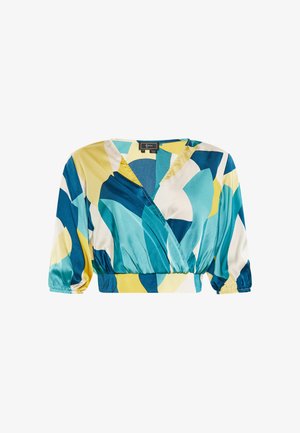 faina, Bluse - blau mehrfarbig