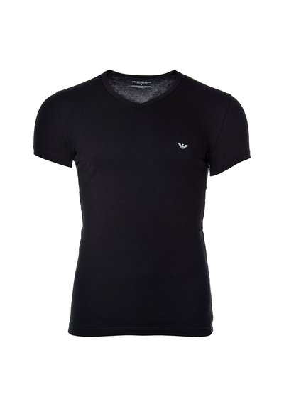 Emporio Armani V NECK 2 PACK - Bluză de corp - schwarz