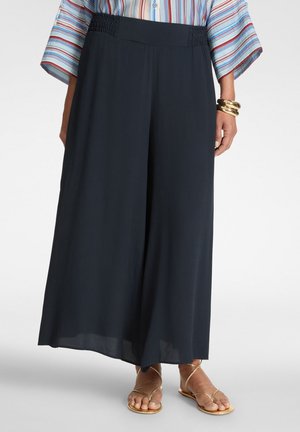 Elena Mirò PANTALONI PALAZZO - Broek - blu