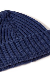 United Colors of Benetton IN CABLE WITH TURN UP CUFF - Berretto - blue