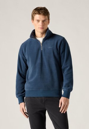 ORIGINAL 1/4 ZIP - Fleecepaita - dress blues