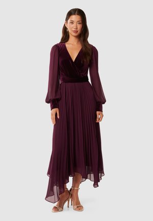 MARGARET PLEAT MIDI - Pidulikud riided - berry
