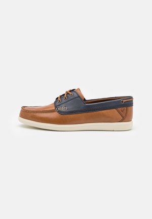 BRATTON - Casual lace-ups - dark tan