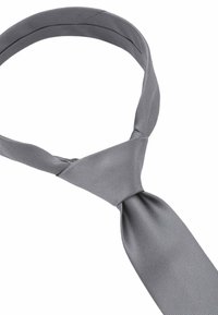 Seidenfalter Krawatte - dunkelgrau