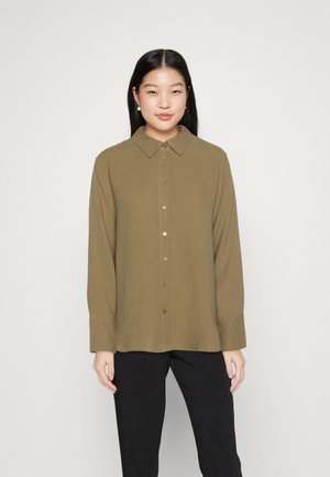 Gina Tricot SIRIANA - Πουκαμίσα με κουμπιά - cedar green