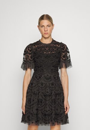 BLOOM MINI DRESS - Robe de soirée - graphite
