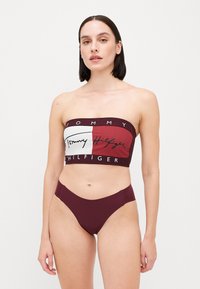 Tommy Hilfiger HERITAGE BANDEAU - Stropløse & variable BH'er - deep burgundy