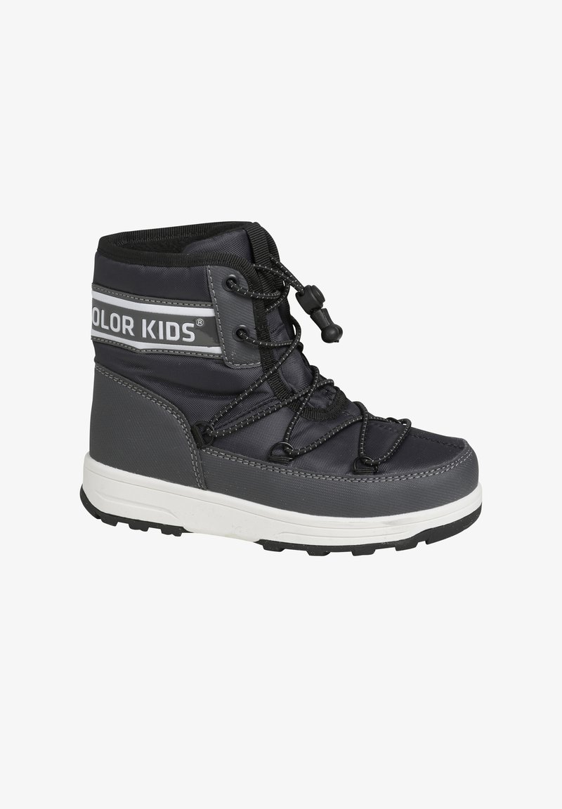 Color Kids WITH STRING - Hiking shoes - phantom