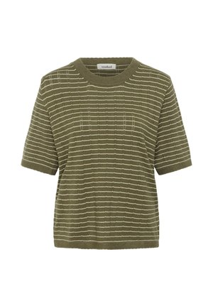 Soaked in Luxury, SLSPINA SHORT SLEEVE - Majica kratkih rukava s printom - dusky green w turtledove st