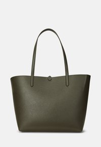 Lauren Ralph Lauren FAUX LEATHER LARGE REVERSIBLE TOTE BAG - Bevásárlótáska - dark olive