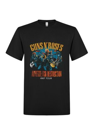 GUNS N´ ROSES APPETITE FOR DESTRUCTION LIVE SKULLS - Camiseta estampada - black
